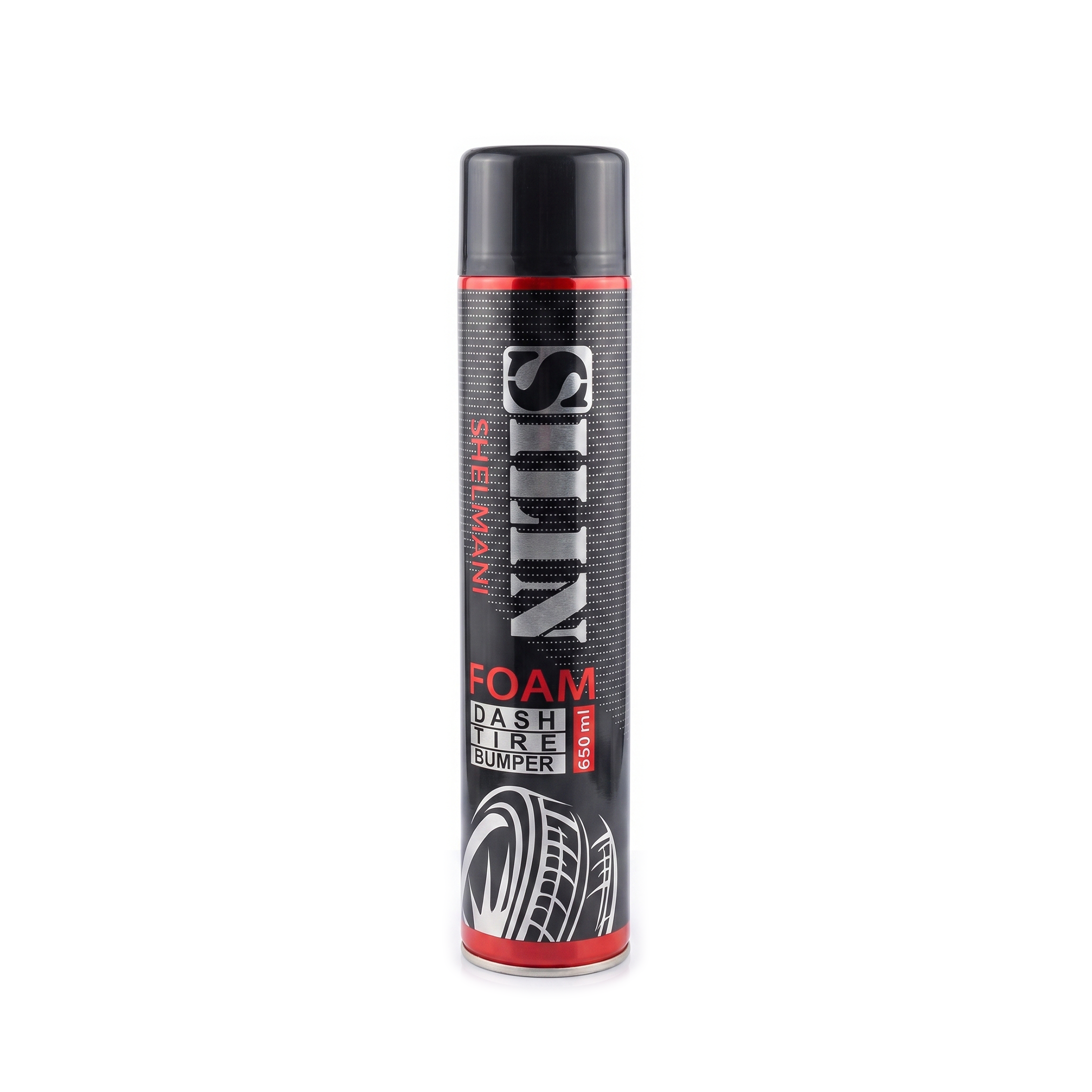 اسپری فوم سیلین 650 میلی‌لیتر – تمیزکننده و براق‌کننده لاستیک